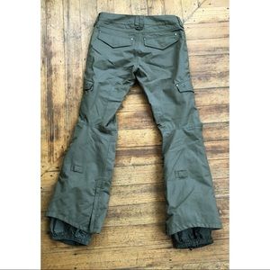 Burton Snow Pants Olive  Green
